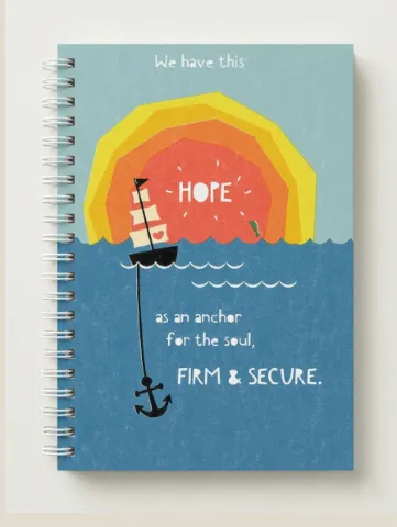 Anchor of Hope ⚓ Hope Anchor Inspirational Notebook