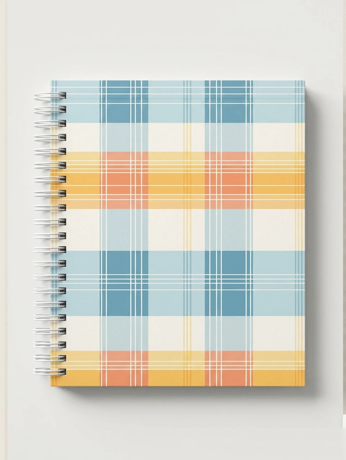 Pastel Plaid Notebook — view 1