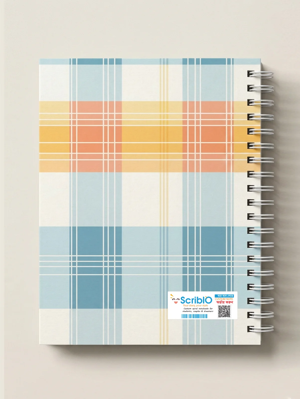 Pastel Plaid Notebook thumbnail 2