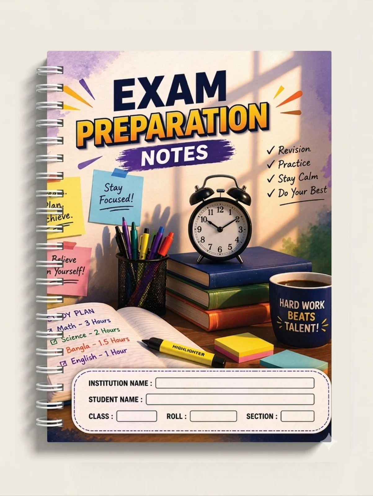 Exam Preparation Notes Notebook thumbnail 2