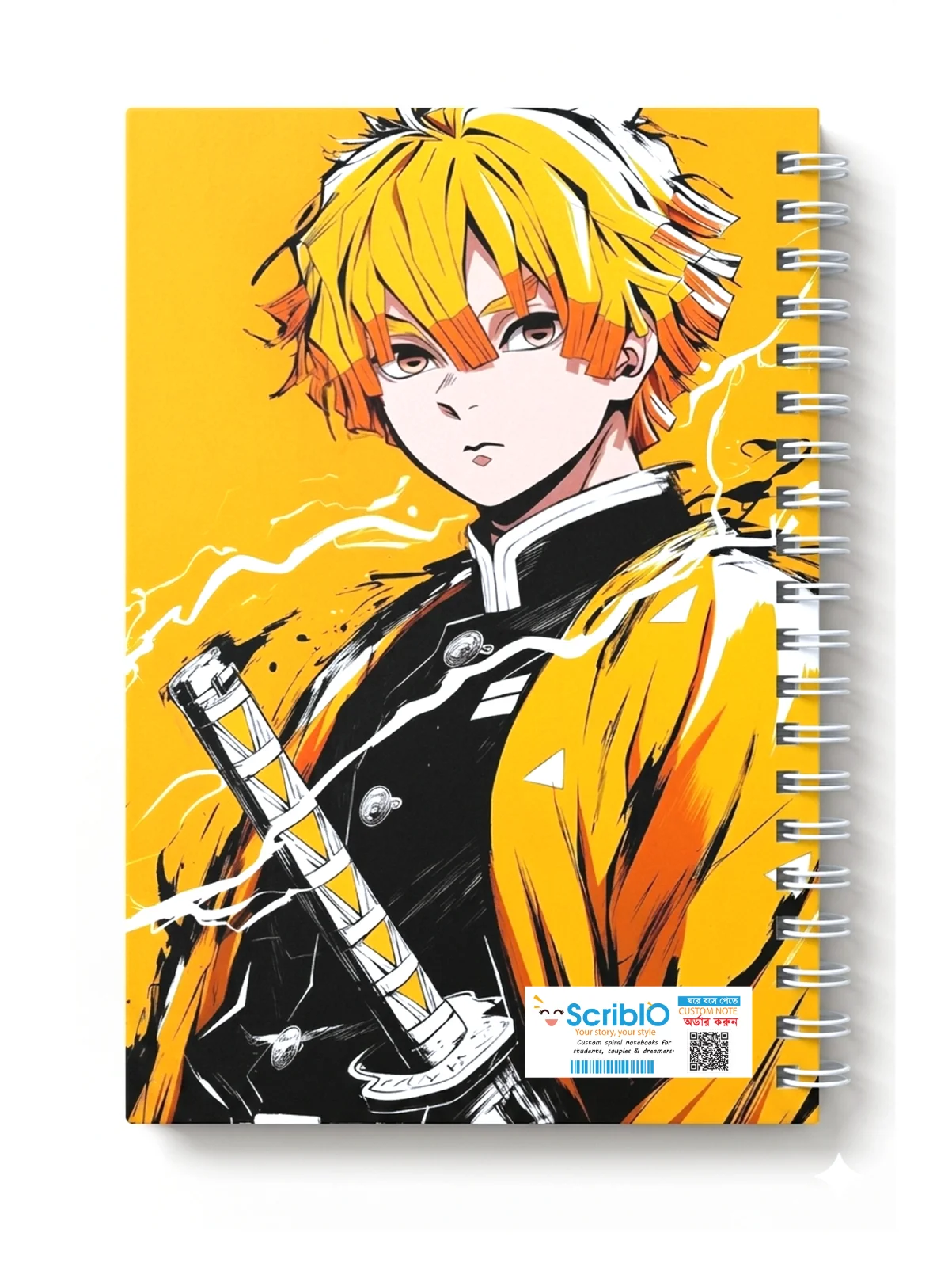 Thunder Spirit Anime Notebook thumbnail 2