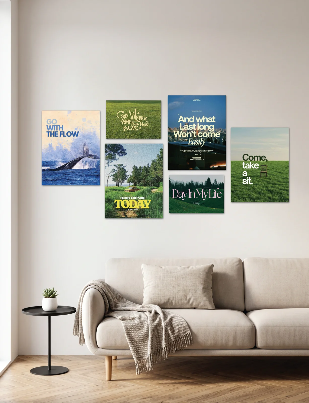 Personalized PVC Wall Decor Set – 6 Custom Printed Wall Pieces — view 1