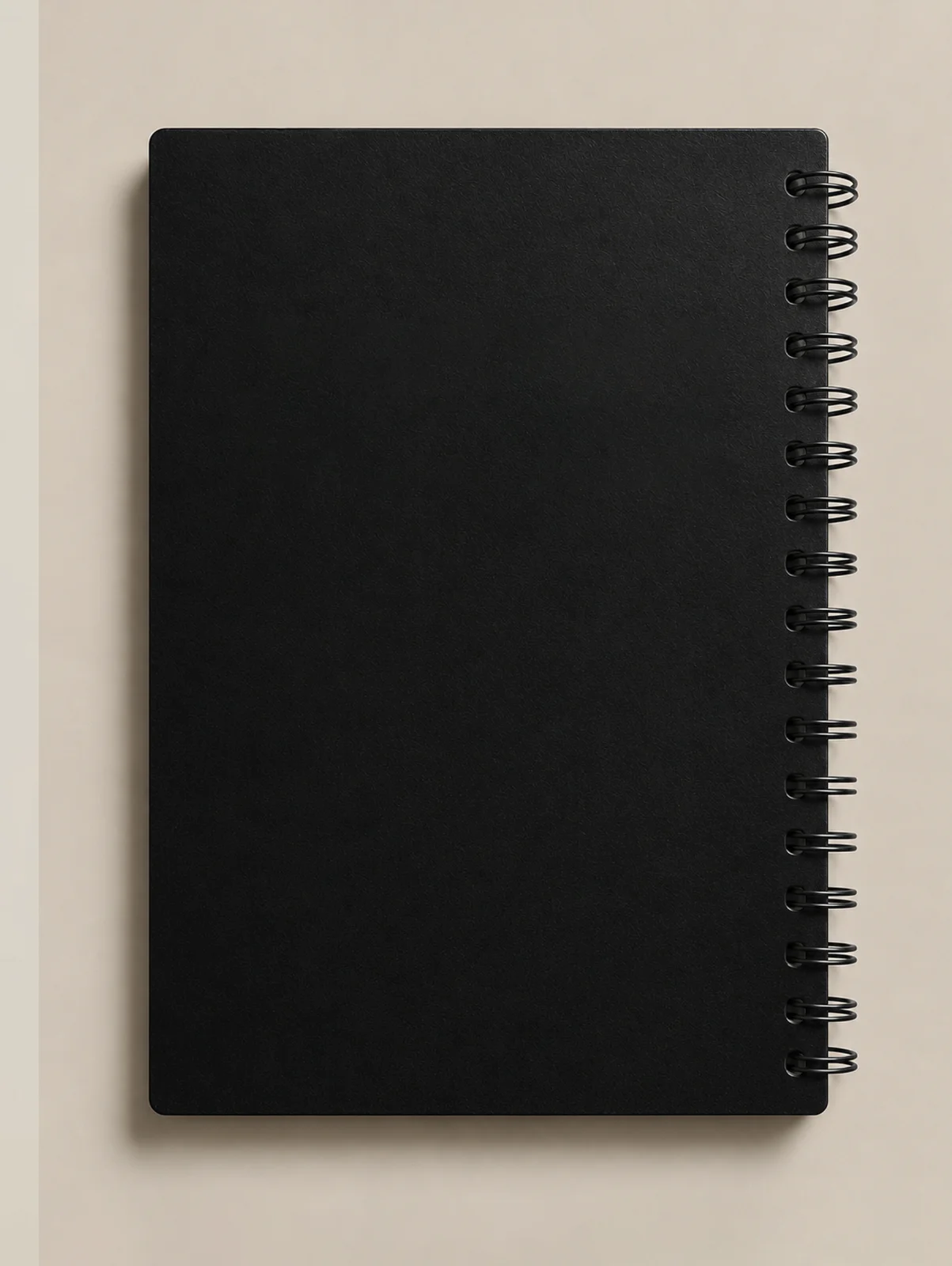 Death Note Inspired Black Spiral Notebook thumbnail 2